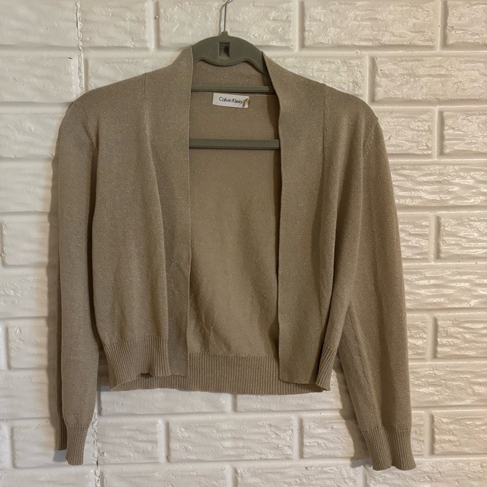 Calvin Klein Short Golden Bolero